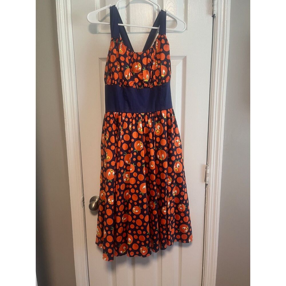 Disney parks orange bird dress L